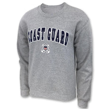 Load image into Gallery viewer, Coast Guard Arch Seal Crewneck (Grey)