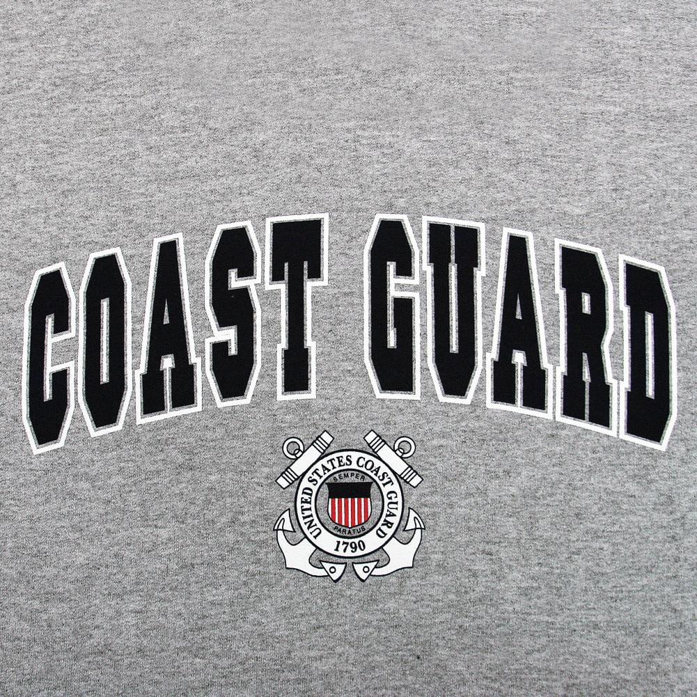 Coast Guard Arch Seal Crewneck (Grey)