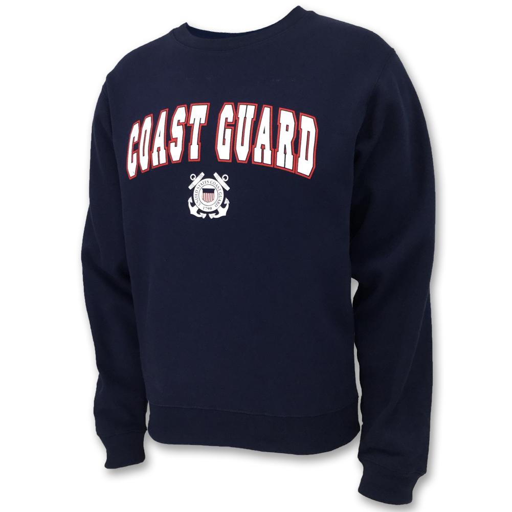 Coast Guard Arch Seal Crewneck (Navy)