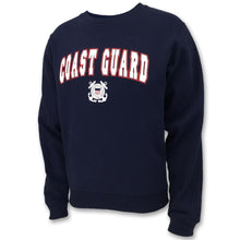 Load image into Gallery viewer, Coast Guard Arch Seal Crewneck (Navy)