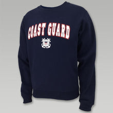 Load image into Gallery viewer, Coast Guard Arch Seal Crewneck (Navy)