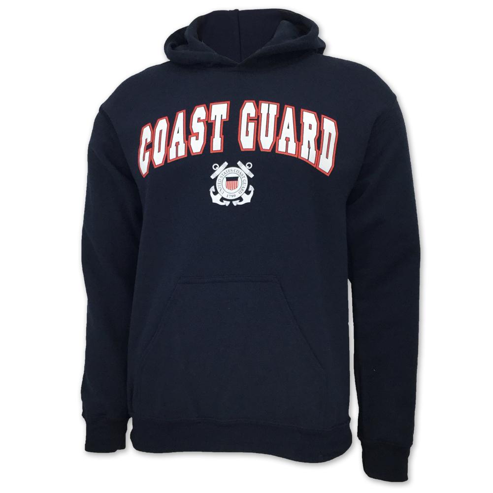 Coast Guard Arch Seal Hood (Navy)