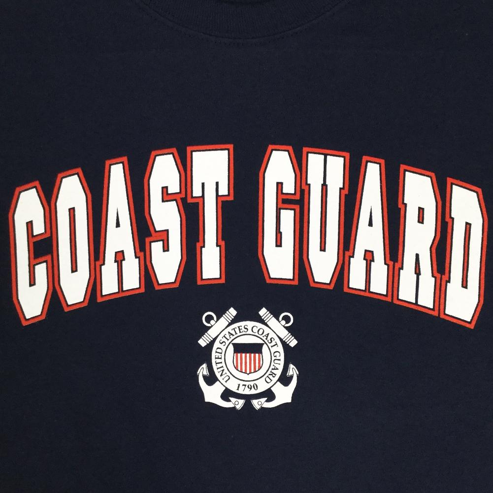 COAST GUARD ARCH SEAL LONG SLEEVE T-SHIRT (NAVY)