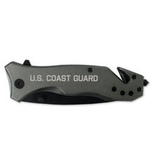 Load image into Gallery viewer, COAST GUARD LOCK BACK KNIFE (GREY) 1