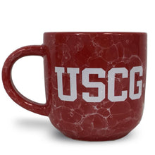 Load image into Gallery viewer, COAST GUARD MARBLED 17 OZ MUG (RED) 1