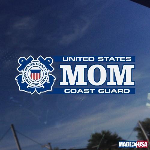 Coast Guard Mom Decal