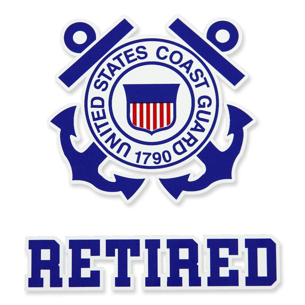 COAST GUARD RETIRED DECAL 2