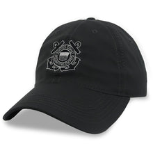 Load image into Gallery viewer, COAST GUARD SEAL COOL FIT PERFORMANCE HAT (DARK GREY) 2