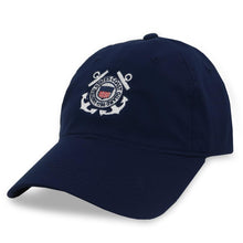 Load image into Gallery viewer, COAST GUARD SEAL COOL FIT PERFORMANCE HAT (NAVY) 2