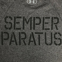 Load image into Gallery viewer, COAST GUARD UNDER ARMOUR SEMPER PARATUS TECH T-SHIRT (CHARCOAL) 3