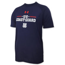 Load image into Gallery viewer, COAST GUARD UNDER ARMOUR STARS TECH T-SHIRT (NAVY) 2