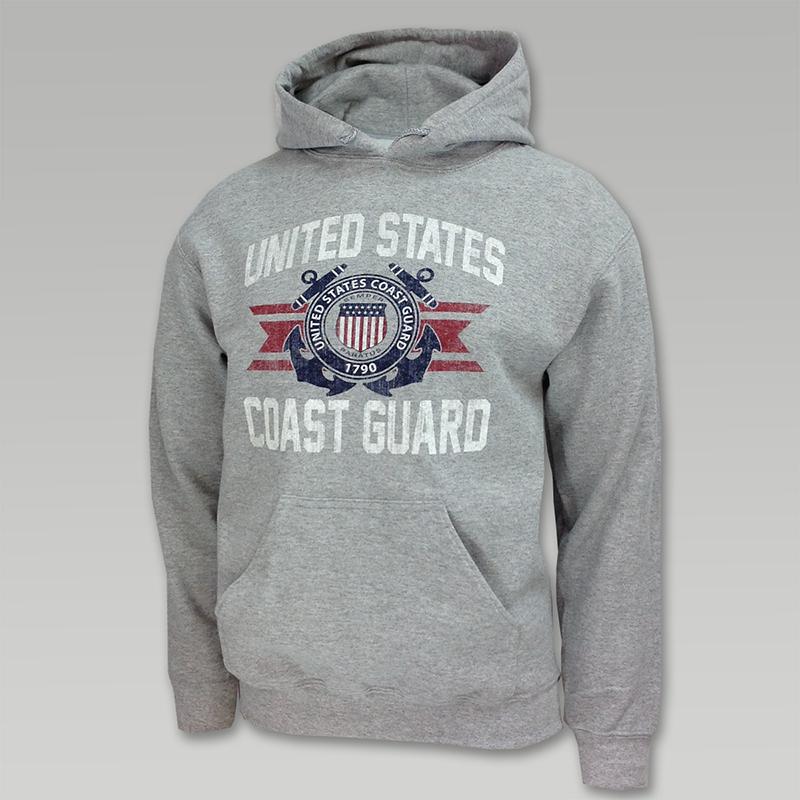 COAST GUARD VINTAGE BASIC HOOD