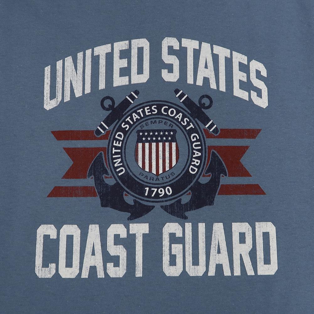 COAST GUARD VINTAGE BASIC T-SHIRT (INDIGO) 2