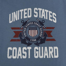 Load image into Gallery viewer, COAST GUARD VINTAGE BASIC T-SHIRT (INDIGO) 2