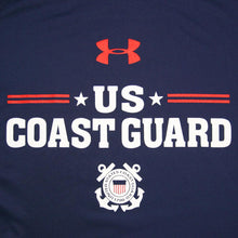 Load image into Gallery viewer, COAST GUARD UNDER ARMOUR STARS TECH T-SHIRT (NAVY) 1