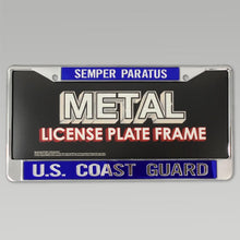 Load image into Gallery viewer, COAST GUARD LICENSE PLATE FRAME 1