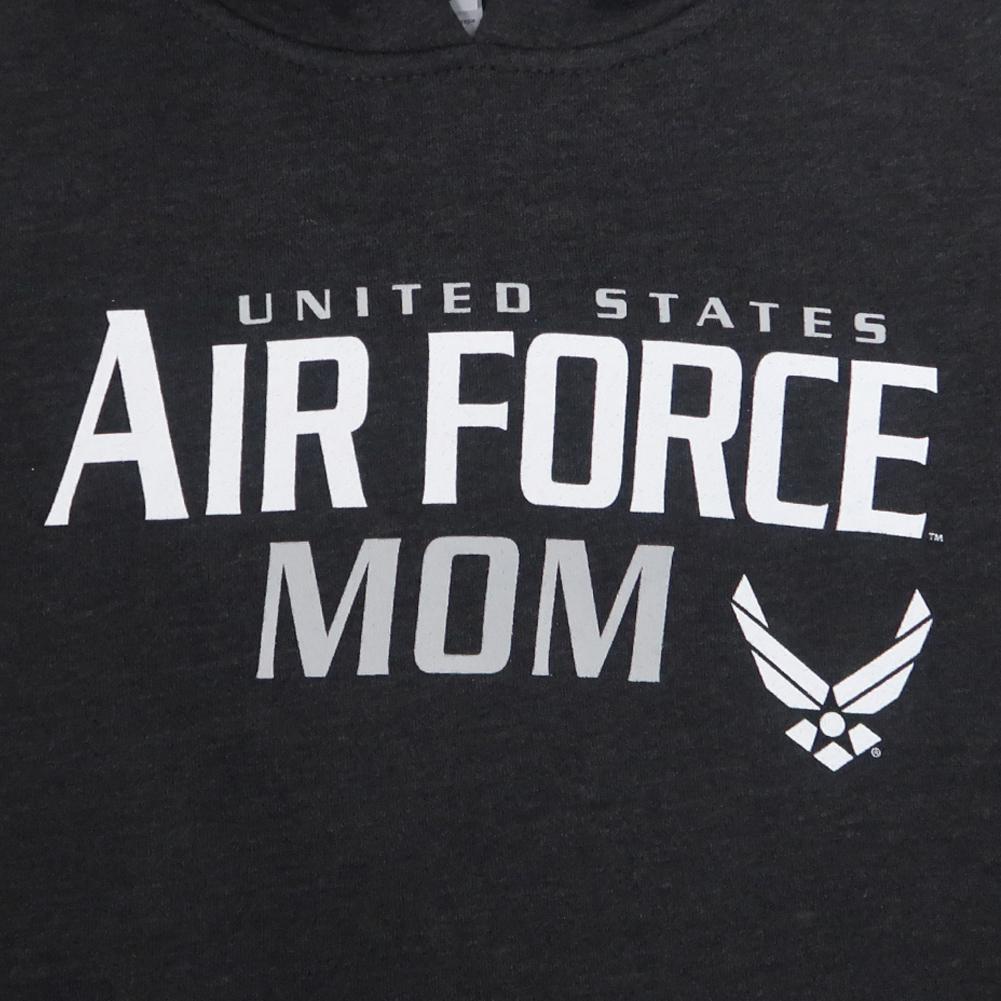 UNITED STATES AIR FORCE MOM HOOD (HEATHER BLACK) 1