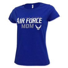 Load image into Gallery viewer, LADIES UNITED STATES AIR FORCE MOM T-SHIRT (ROYAL) 2