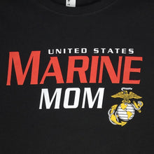 Load image into Gallery viewer, LADIES UNITED STATES MARINE MOM T-SHIRT (BLACK) 1