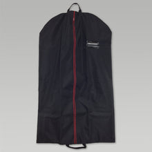 Load image into Gallery viewer, LIGHTWEIGHT DRESS UNIFORM GARMENT BAG (BLACK WITH RED ZIP)