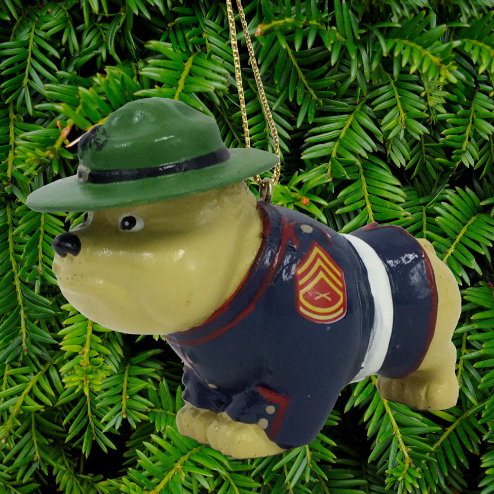 MARINE CORPS BULLDOG ORNAMENT