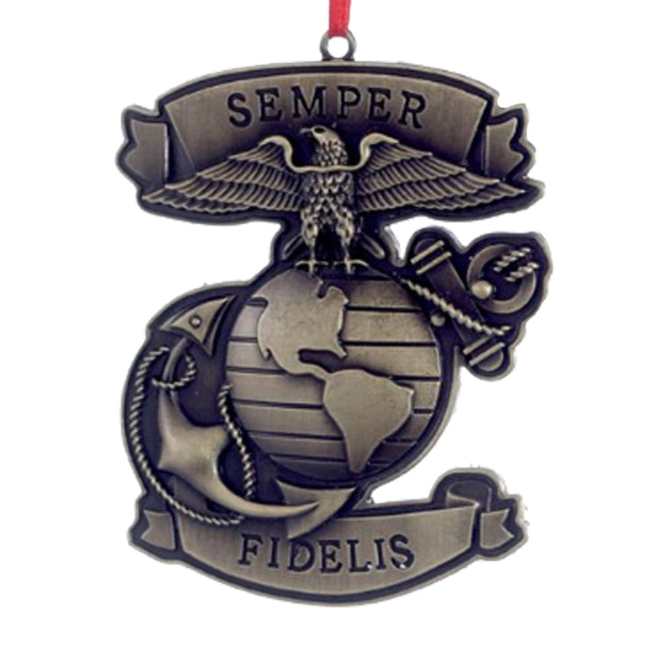 MARINE CORPS METAL ORNAMENT 2