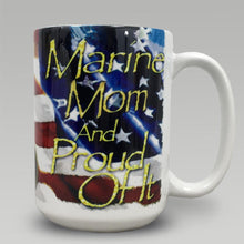 Load image into Gallery viewer, MARINE MOM COFFEE MUG 1