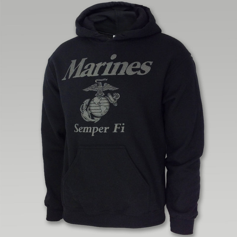 MARINES REFLECTIVE HOOD (BLACK)