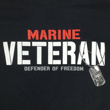 Load image into Gallery viewer, MARINE VETERAN DEFENDER T-SHIRT (BLACK) 2