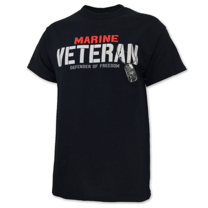 MARINE VETERAN DEFENDER T-SHIRT (BLACK) 3