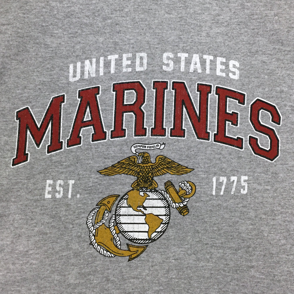 MARINES GLOBE EST. 1775 CREWNECK SWEATSHIRT (GREY) 1