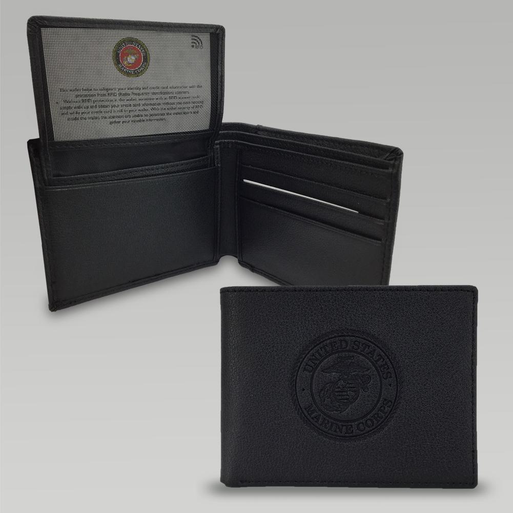 MARINES EMBOSSED BIFOLD WALLET 2