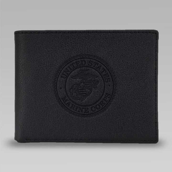 MARINES EMBOSSED BIFOLD WALLET 1