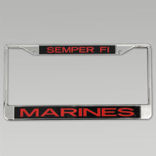 Load image into Gallery viewer, MARINES LICENSE PLATE FRAME