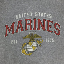Load image into Gallery viewer, MARINES GLOBE EST. 1775 LONG SLEEVE T-SHIRT (GREY) 1