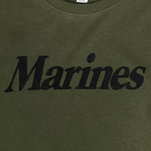 Load image into Gallery viewer, MARINES LADIES LOGO CORE T-SHIRT (OD GREEN) 1