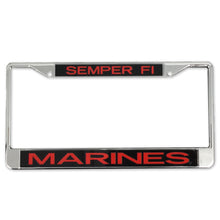 Load image into Gallery viewer, MARINES LICENSE PLATE FRAME 3