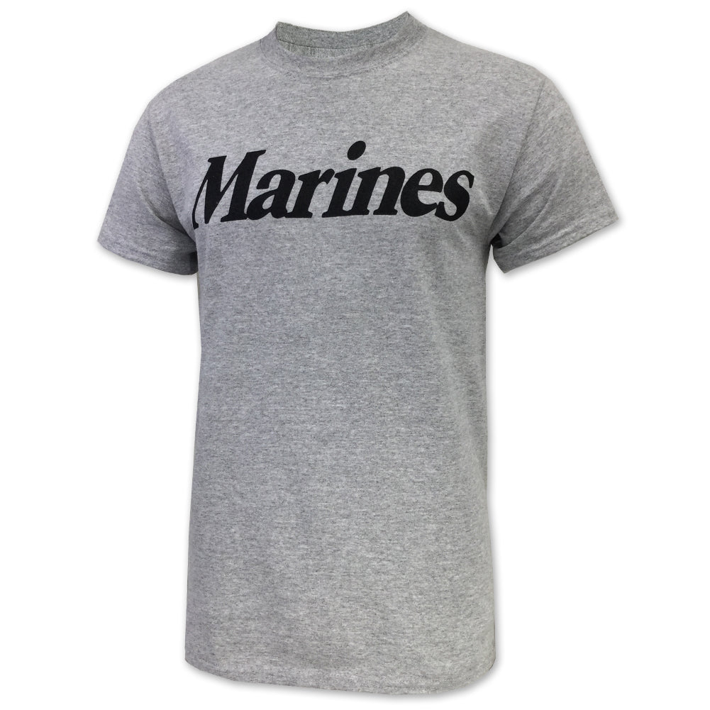 Marines Logo Core T-Shirt (Grey)