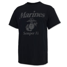 Load image into Gallery viewer, MARINES REFLECTIVE PT T-SHIRT (BLACK) 3
