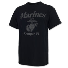 Load image into Gallery viewer, MARINES REFLECTIVE PT T-SHIRT (BLACK) 3
