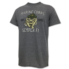 Load image into Gallery viewer, MARINES RETRO T-SHIRT (GRAPHITE)