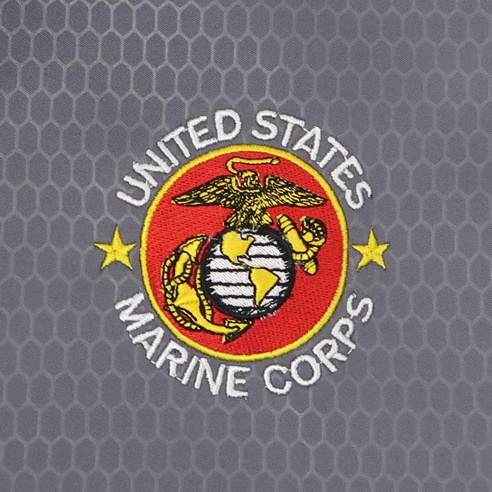 Marines Seal Full Zip Embossed Jacket (Charcoal)