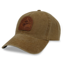 Load image into Gallery viewer, MARINES SEMPER FIDELIS DASHBOARD ADJUSTABLE HAT (CAMEL) 2