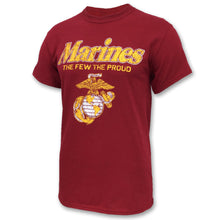 Load image into Gallery viewer, MARINES THE FEW THE PROUD FADED T (CARDINAL) 2