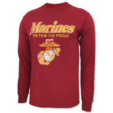 Load image into Gallery viewer, MARINES THE FEW THE PROUD LONG SLEEVE T (CARDINAL) 2