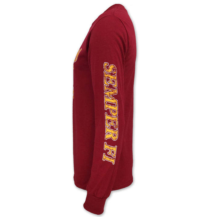 MARINES THE FEW THE PROUD LONG SLEEVE T (CARDINAL) 4