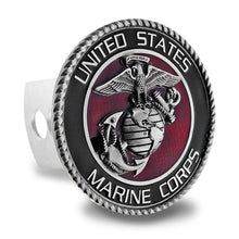 Load image into Gallery viewer, MARINES TRAILER HITCH COVER 1