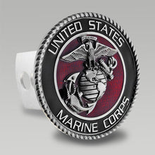 Load image into Gallery viewer, MARINES TRAILER HITCH COVER