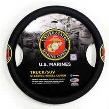 Load image into Gallery viewer, MARINES TRUCK/SUV STEERING WHEEL COVER 16&quot;
