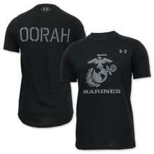 Load image into Gallery viewer, MARINES UNDER ARMOUR OORAH TECH T-SHIRT (BLACK) 3